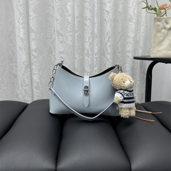 Modna retro sedlasta torba s lancem, kompaktna kvadratna crossbody torba s kopčom zaključavanja