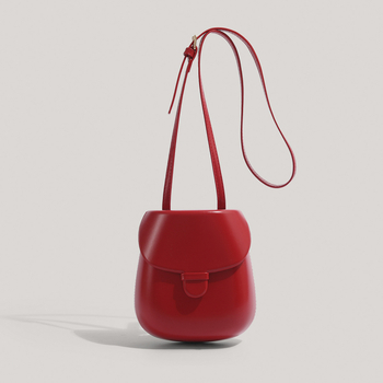 2024. Proljeće–Ljeto: nova nišna retro umjetnička minimalistička crossbody sedlasta torba sa motivom školjke, ženska svakodnevna torba