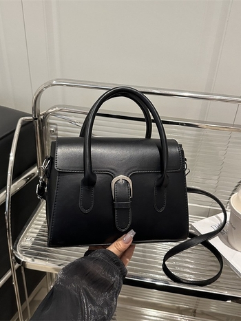 Mini ženska crossbody torba – mala kvadratna PU torba, jesen 2025, visoki urbani stil s pretincom za ruž i slušalice