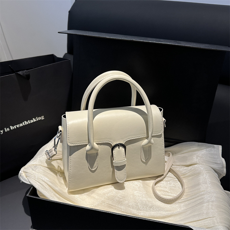 Mini ženska crossbody torba – mala kvadratna PU torba, jesen 2025, visoki urbani stil s pretincom za ruž i slušalice