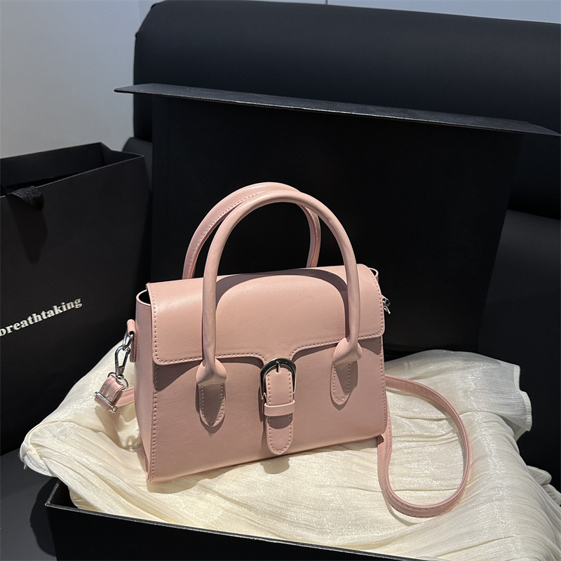 Mini ženska crossbody torba – mala kvadratna PU torba, jesen 2025, visoki urbani stil s pretincom za ruž i slušalice