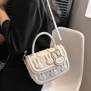 Ručno izrađena DIY torba od PU materijala, Saddle Bag stil, mala ovalna torba preko ramena, magnetsko zatvaranje, džep za telefon - poklon djevojci