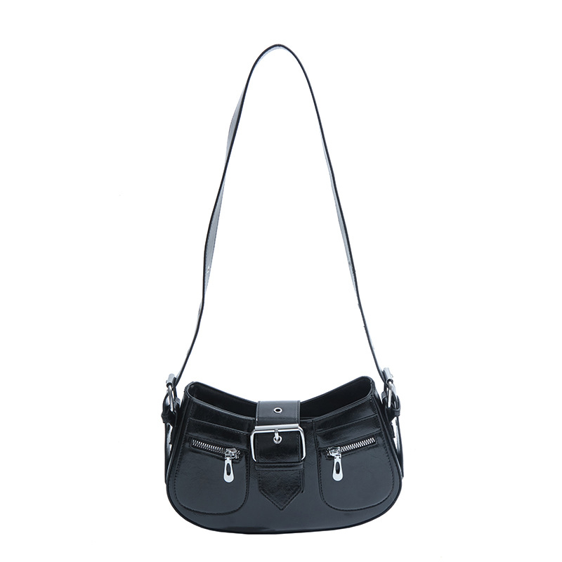 Torba tipa sedlo 2025, minimalistički retro stil, ženska torba pod pazuhom i crossbody