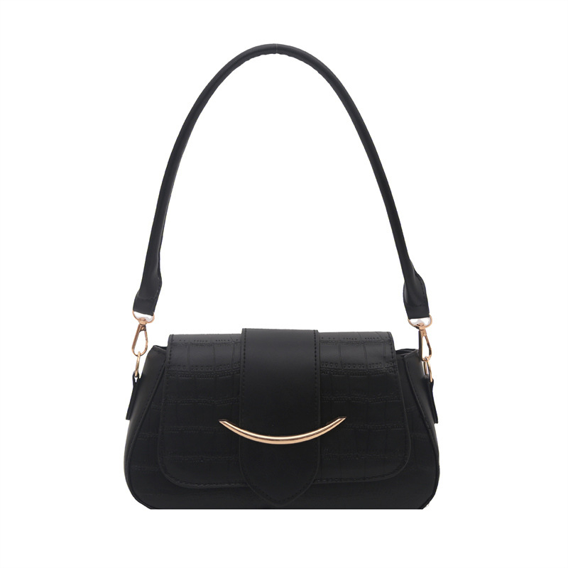 Color-block saddle torba preko ramena – svestrana gradska torba, stil 2025