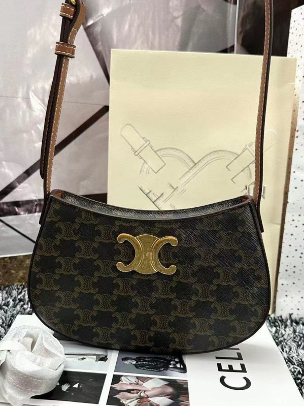 Arc de Triomphe inspirirana kožna box torba tipa sedlo, TILLY, za podlakticu i preko ramena ili crossbody