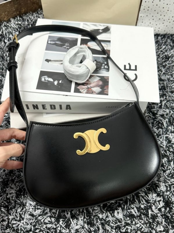 Arc de Triomphe inspirirana kožna box torba tipa sedlo, TILLY, za podlakticu i preko ramena ili crossbody