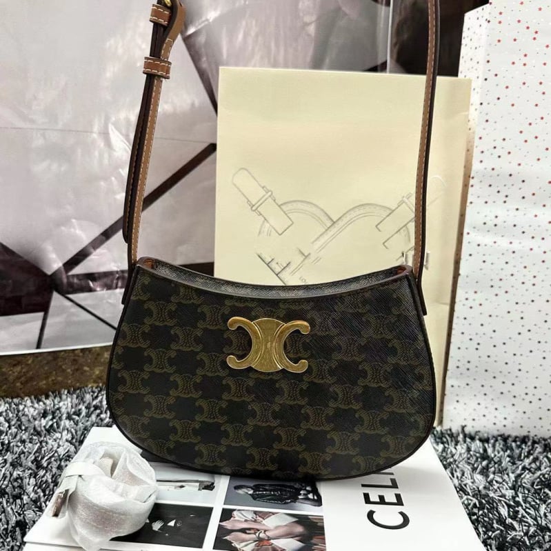 Arc de Triomphe inspirirana kožna box torba tipa sedlo, TILLY, za podlakticu i preko ramena ili crossbody