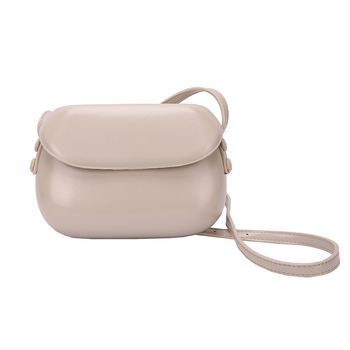 Ženska PU kružna crossbody torba, srednja veličina, magnetsko zatvaranje