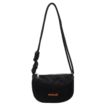 Ženska PU crossbody torba, oblik rog, mali kvadratić, vintage casual stil.