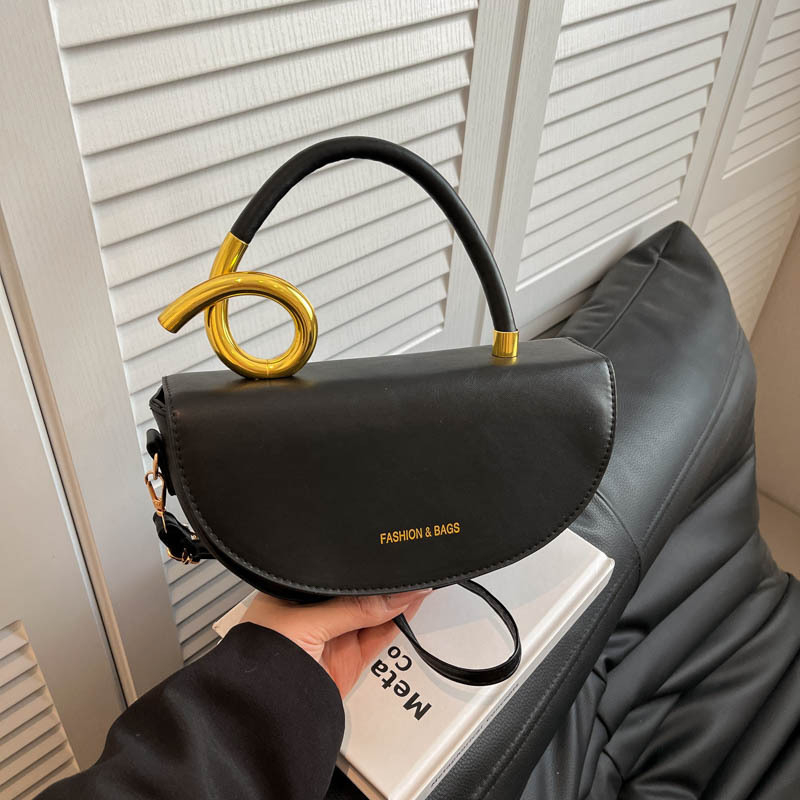 Ženska mini torbica u obliku sedla od sintetičke kože, crossbody/ramena, za svakodnevnu i poslovnu upotrebu