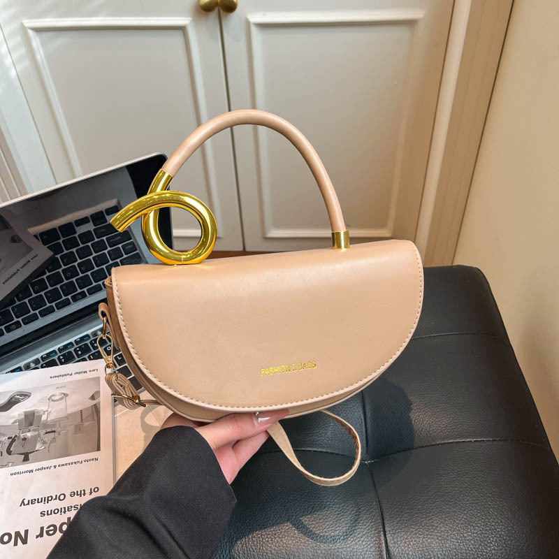 Ženska mini torbica u obliku sedla od sintetičke kože, crossbody/ramena, za svakodnevnu i poslovnu upotrebu