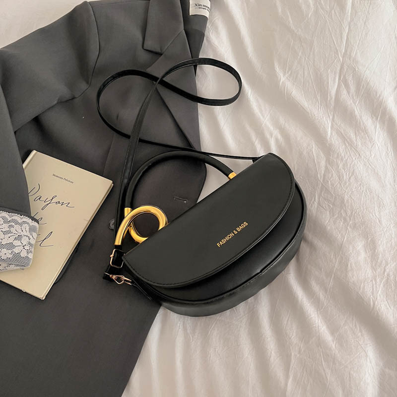 Ženska mini torbica u obliku sedla od sintetičke kože, crossbody/ramena, za svakodnevnu i poslovnu upotrebu