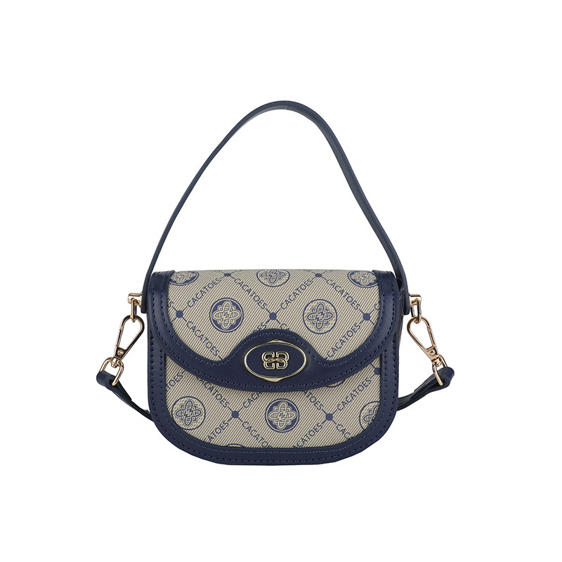 Ženska PU kožna torba s otiskom slova, mala crossbody torba, jesen-zima 2025