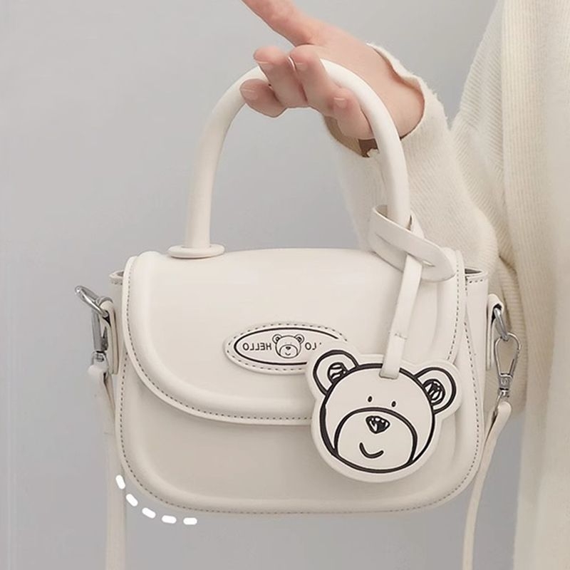 DIY set za izradu torbe s preslatkim medvjedićem, crossbody torba u stilu sedla