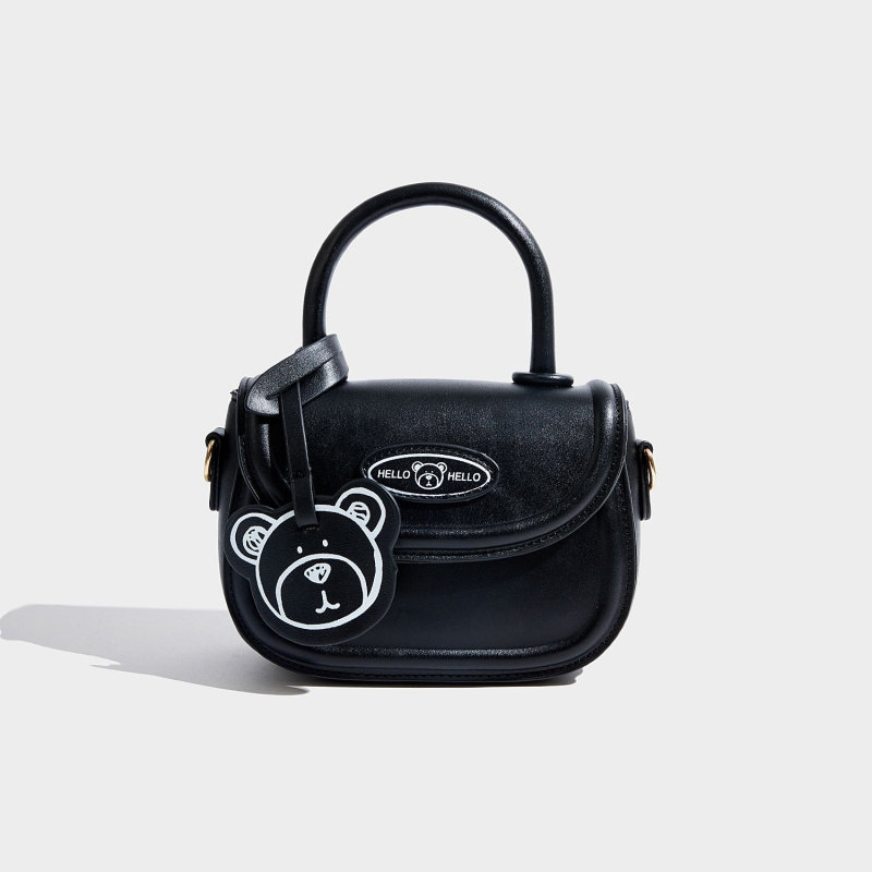 DIY set za izradu torbe s preslatkim medvjedićem, crossbody torba u stilu sedla