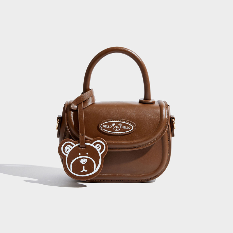 DIY set za izradu torbe s preslatkim medvjedićem, crossbody torba u stilu sedla