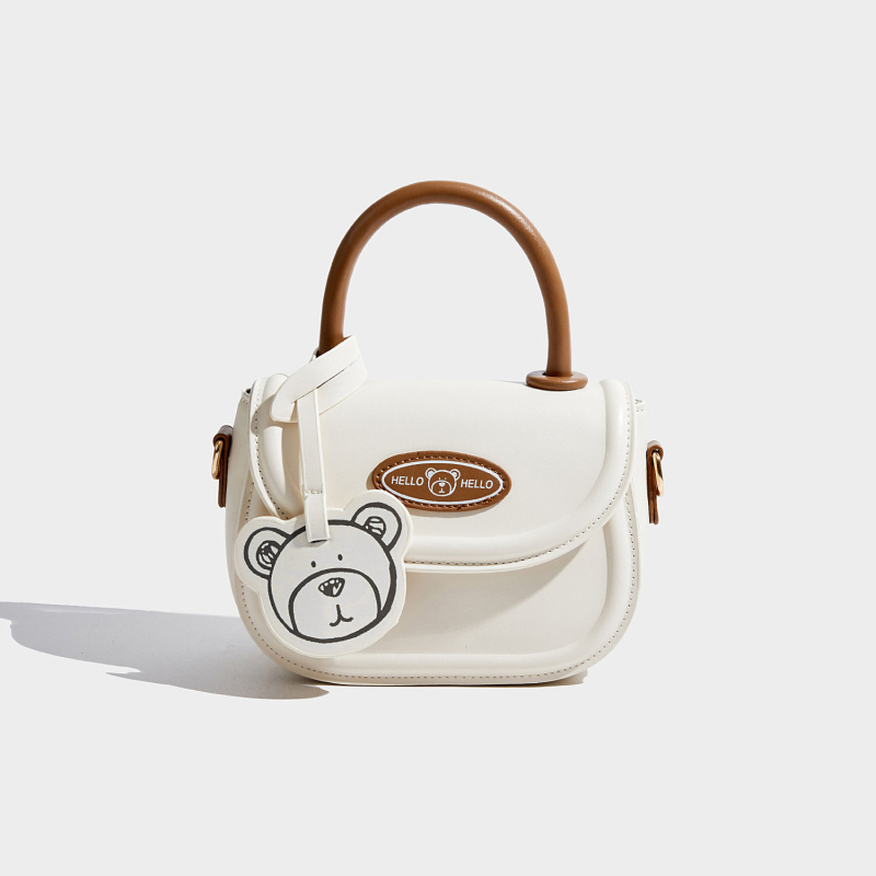 DIY set za izradu torbe s preslatkim medvjedićem, crossbody torba u stilu sedla
