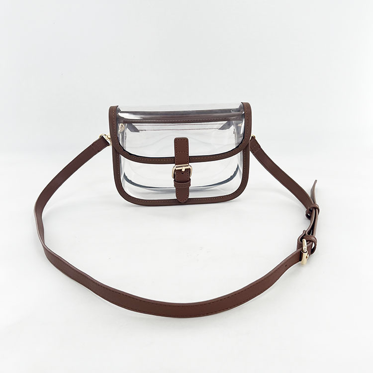 Nova ženska PVC prozirna torbica s leopardim uzorkom, mala crossbody torba