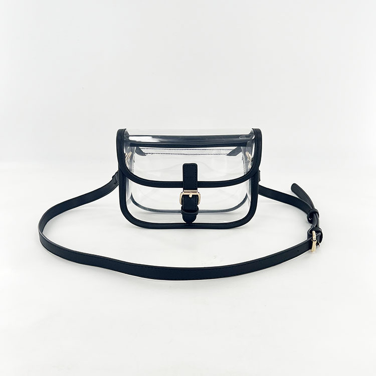 Nova ženska PVC prozirna torbica s leopardim uzorkom, mala crossbody torba