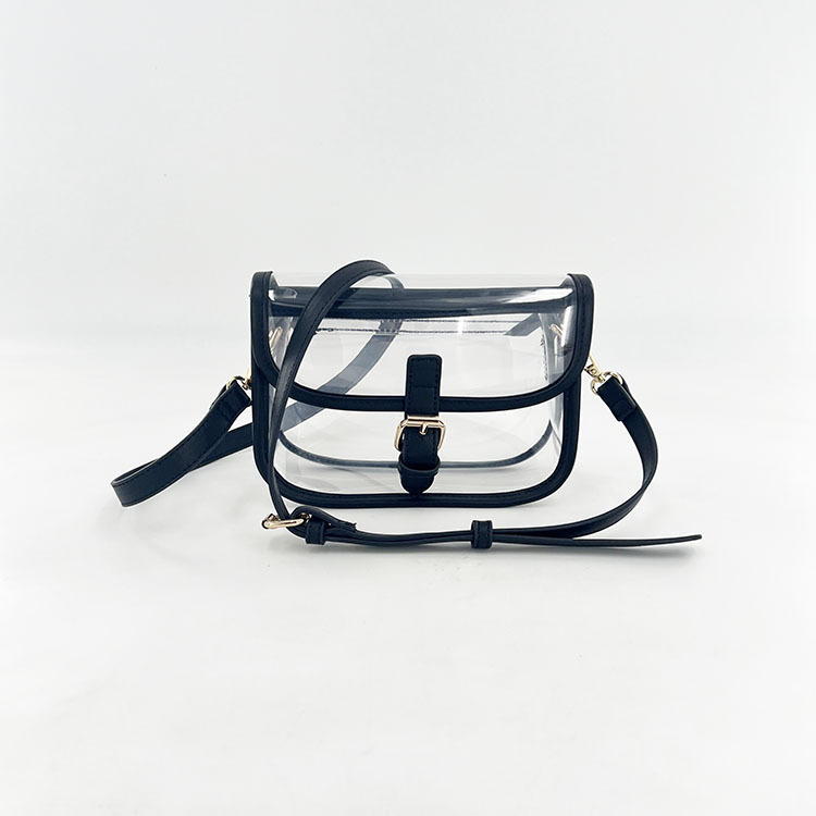 Nova ženska PVC prozirna torbica s leopardim uzorkom, mala crossbody torba
