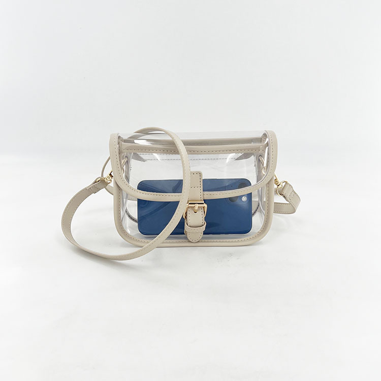 Nova ženska PVC prozirna torbica s leopardim uzorkom, mala crossbody torba