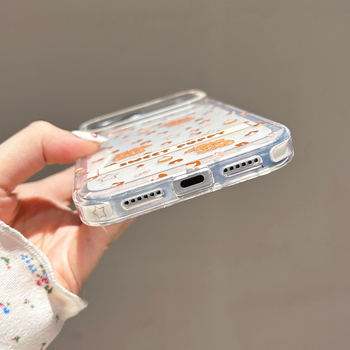 Maska za stražnji poklop za iPhone 13 i iPhone 14 Pro Max s leopard printom i motivima slončića i šteneta, originalni dizajn, kreativni stil, korejski stil, lagani luksuz, proziran