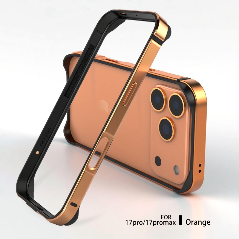 Metalni zaštitni okvir za iPhone 17 Pro i 17 Pro Max – otporan na pad, protuklizan, otporan na otiske prstiju, kreativni dizajn