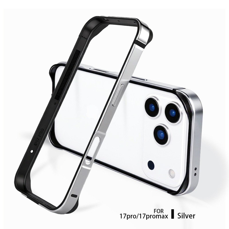 Metalni zaštitni okvir za iPhone 17 Pro i 17 Pro Max – otporan na pad, protuklizan, otporan na otiske prstiju, kreativni dizajn