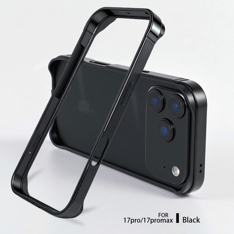 Metalni zaštitni okvir za iPhone 17 Pro i 17 Pro Max – otporan na pad, protuklizan, otporan na otiske prstiju, kreativni dizajn