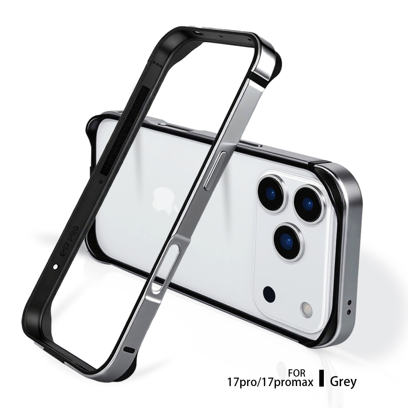 Metalni zaštitni okvir za iPhone 17 Pro i 17 Pro Max – otporan na pad, protuklizan, otporan na otiske prstiju, kreativni dizajn