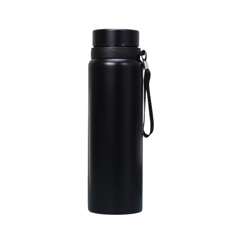 Ceai termic portabil cu izolație vid, capacitate mare pentru birou; interior din oțel inoxidabil 304, exterior din 201; izolație 6–12 ore; logo personalizat (gravare cu laser, serigrafie, imprimare 3D)