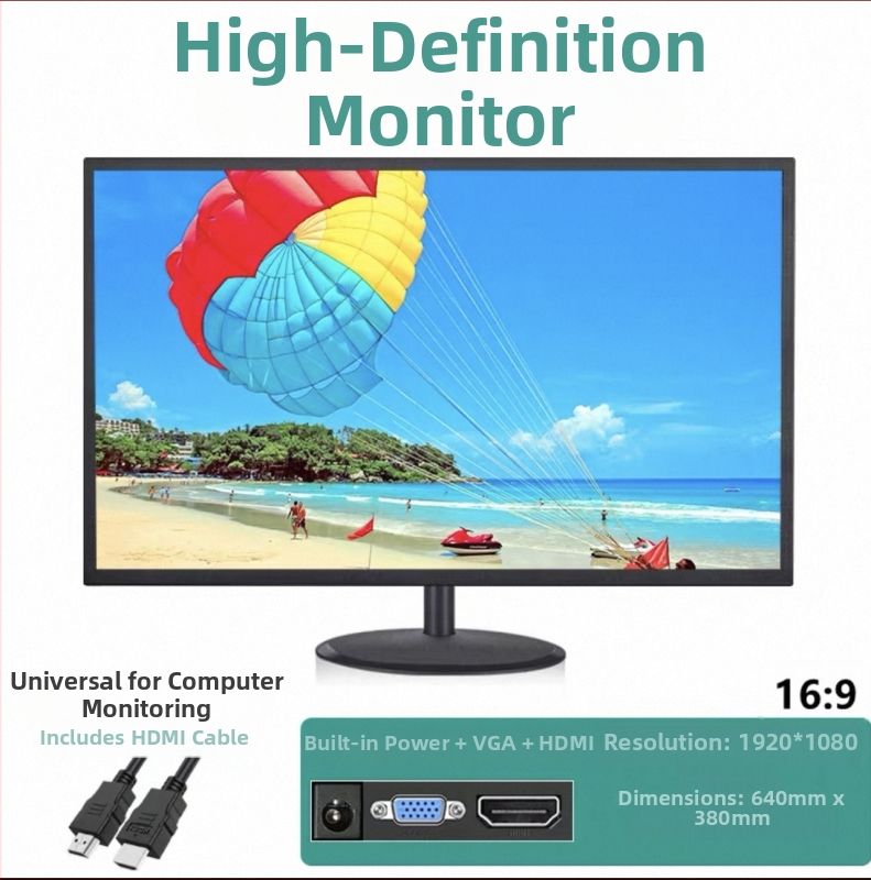 Gaming monitor 24 inča, 2K, 144 Hz, zakrivljeni LED zaslon za stolno računalo