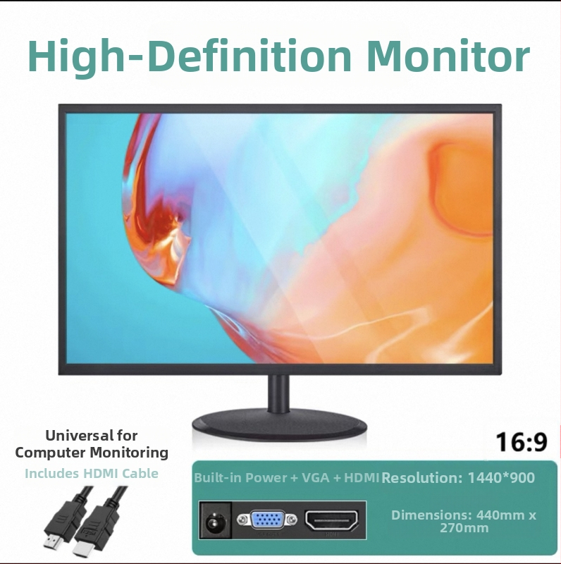 Gaming monitor 24 inča, 2K, 144 Hz, zakrivljeni LED zaslon za stolno računalo