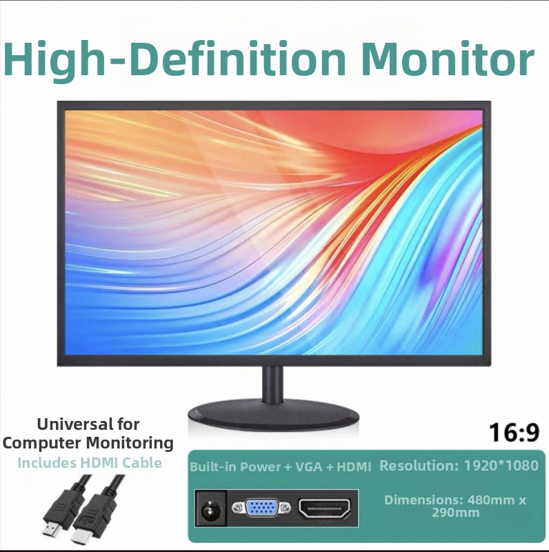Gaming monitor 24 inča, 2K, 144 Hz, zakrivljeni LED zaslon za stolno računalo