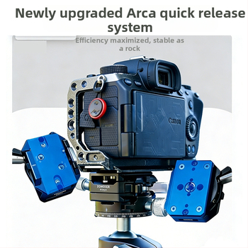 Arca doska rýchleho uvoľnenia s viacerými otvormi pre DSLR a bezzrkadlovky – univerzálne rozšírenie pre gimbal