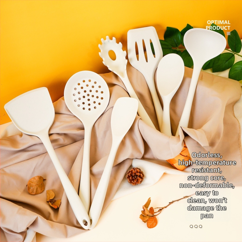Set de linguri și spatule din silicon, antiaderent, rezistent la temperaturi înalte, ustensile de bucătărie