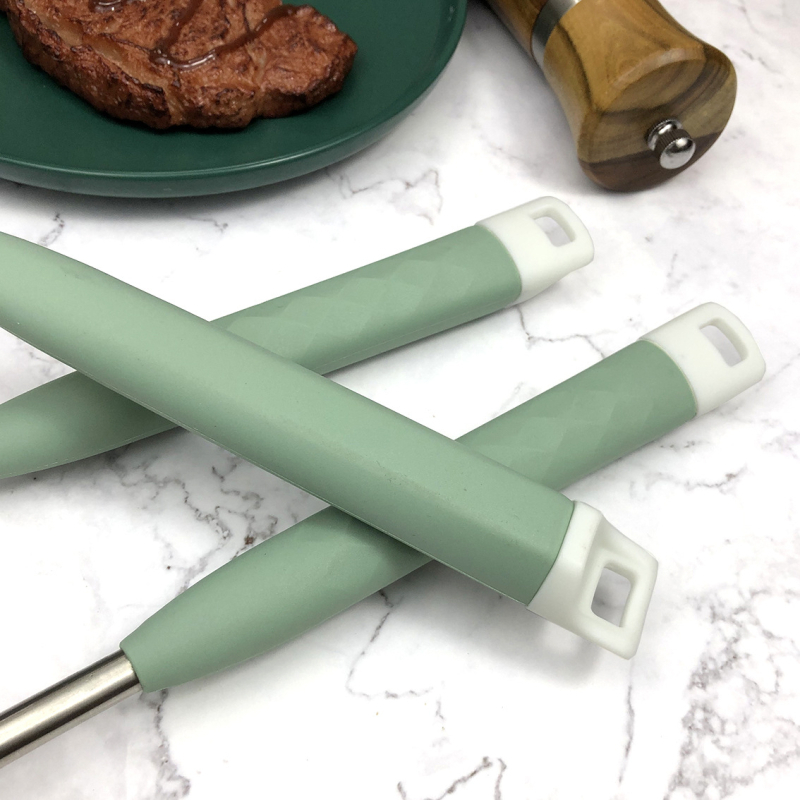 Set din silicon pentru bucătărie, ustensile de gătit, spatulă antiaderentă și lingură de supă, 6 piese