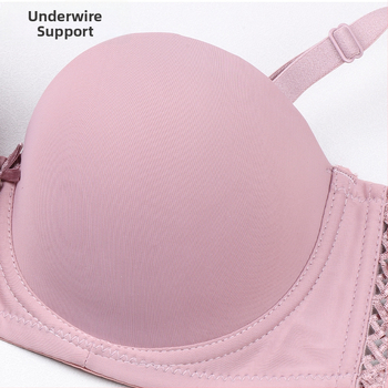 Push-up podprsenka, mäkká a pokožke príjemná nylonová látka, 3/4 košíčky, odnímateľné ramienka, zadné zapínanie na tri rady, sexy veľkosť
