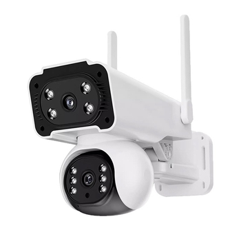 Cameră IP externă pentru monitorizarea casei, 4G, vizualizare 360° cu vedere de noapte, HD