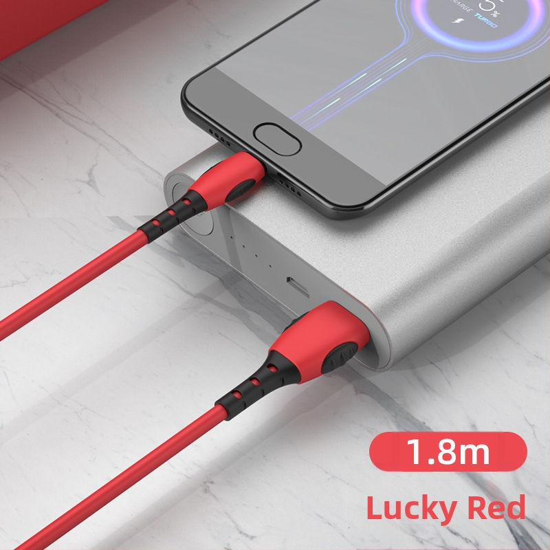 Kábel na nabíjanie z tekutého silikónu s konektormi Lightning, USB-C a Micro USB pre rýchle nabíjanie