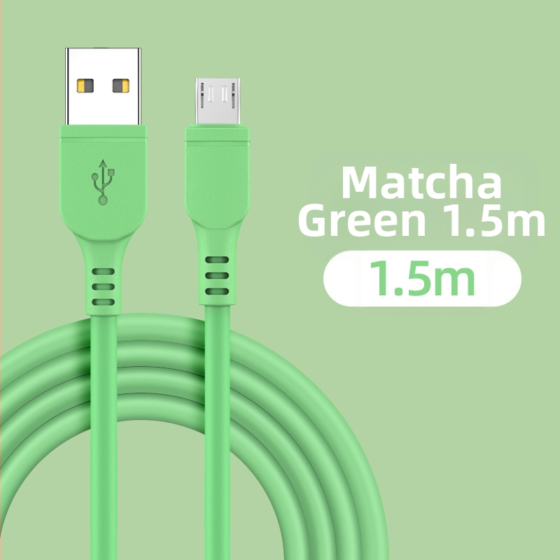 Kábel na nabíjanie z tekutého silikónu s konektormi Lightning, USB-C a Micro USB pre rýchle nabíjanie