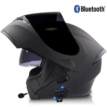 Virtue Bluetooth integralna kaciga za motor s dvostrukim vizirima, zimska i sve sezone, ABS