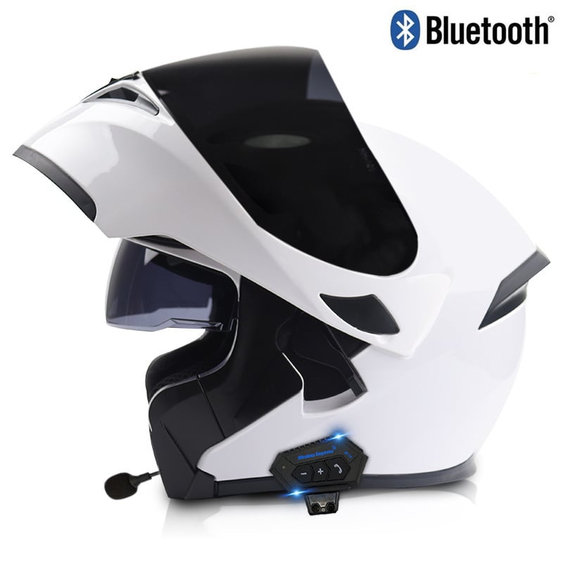 Virtue Bluetooth integralna kaciga za motor s dvostrukim vizirima, zimska i sve sezone, ABS