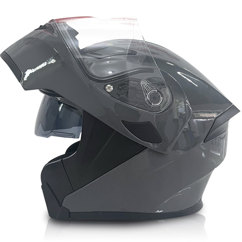 Virtue Bluetooth integralna kaciga za motor s dvostrukim vizirima, zimska i sve sezone, ABS