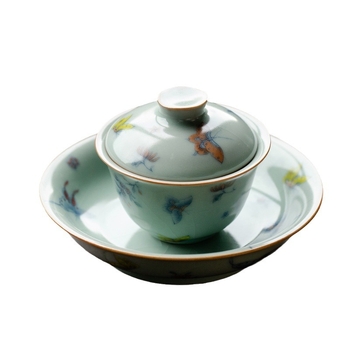 Suport ceramic pentru ceainic și tavă multifuncțională pentru ceai, fructe și deserturi; accesorii pentru ceremonia ceaiului; bază pentru oală cu capac.