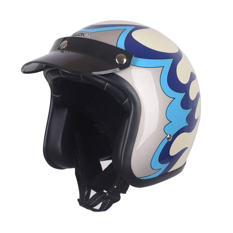 Kaciga u Harley stilu, polukaciga za motocikle, bicikle i električne skutere, unisex, odrasli