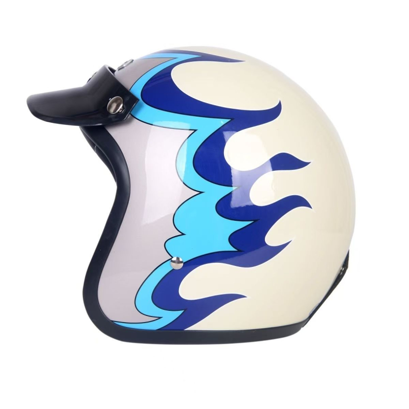 Kaciga u Harley stilu, polukaciga za motocikle, bicikle i električne skutere, unisex, odrasli