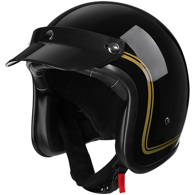Kaciga u Harley stilu, polukaciga za motocikle, bicikle i električne skutere, unisex, odrasli