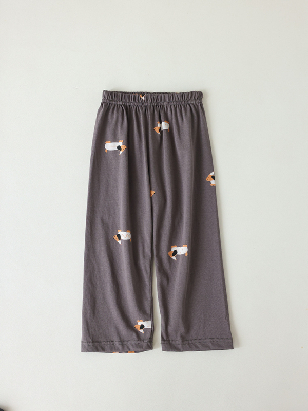 2025 Gyerekeknek szóló pamut pizsama hópehely mintával, három darabos készlet tavasz-nyárra