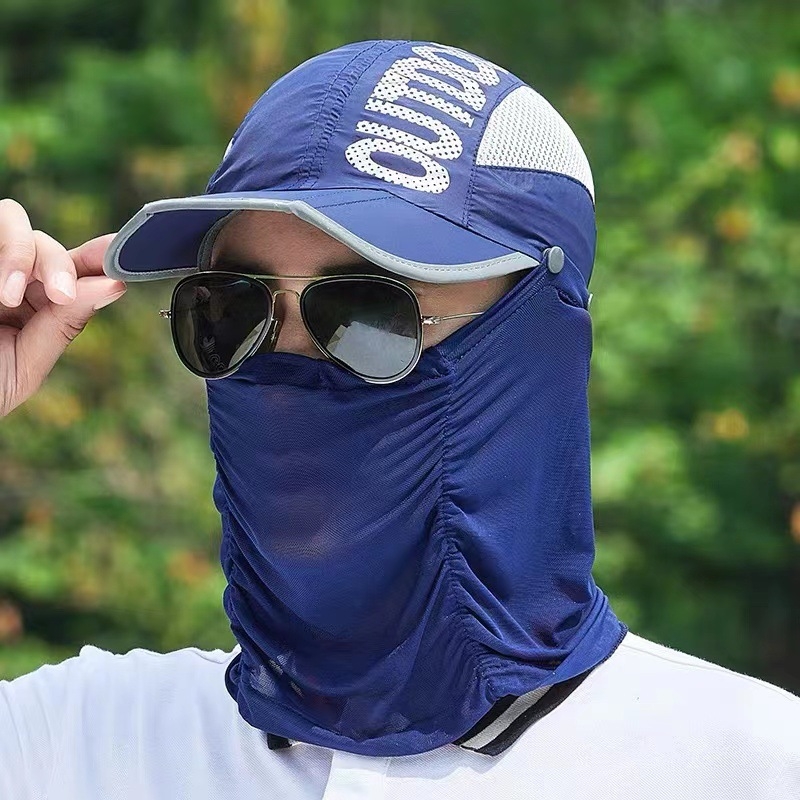 Ženski ljetni šešir s UV zaštitom, zaštita lica i vrata, za branje čaja i vožnju biciklom, sklopiv